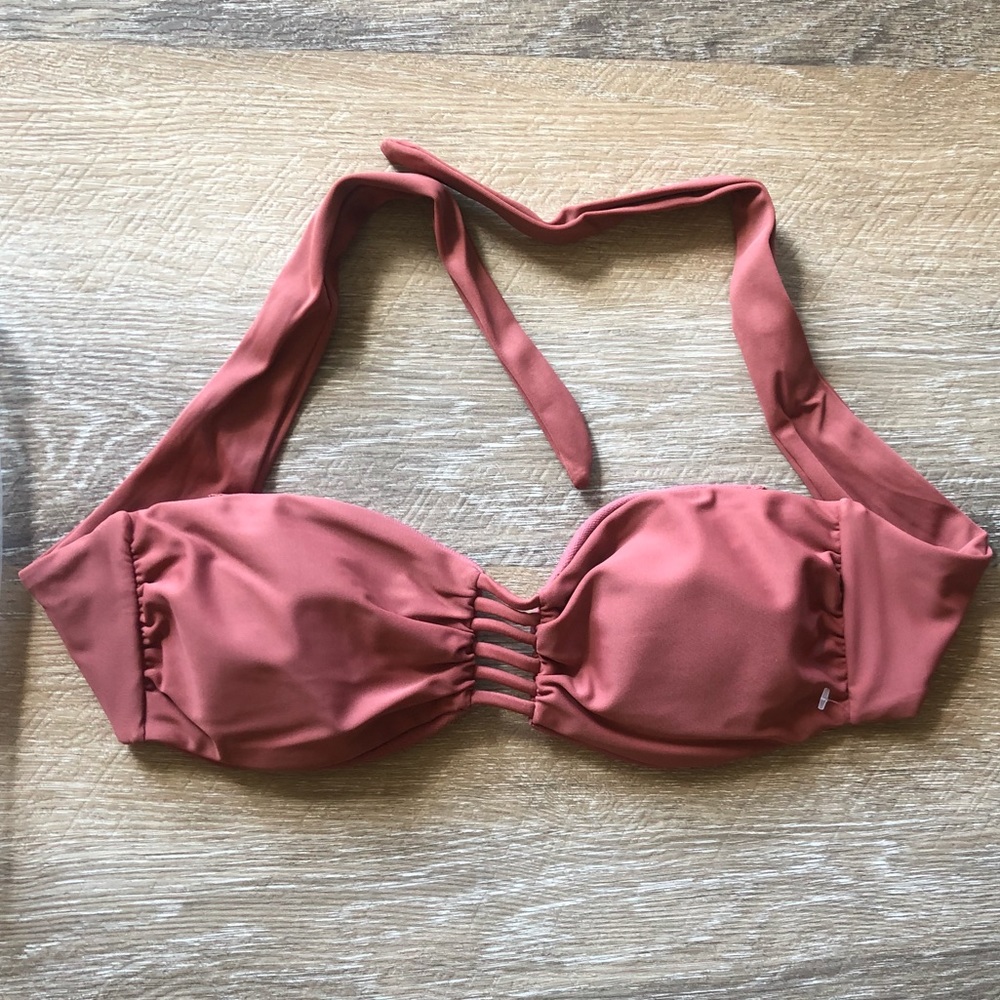 FULL TILT bandeau top - NWOT -Medium - Putty